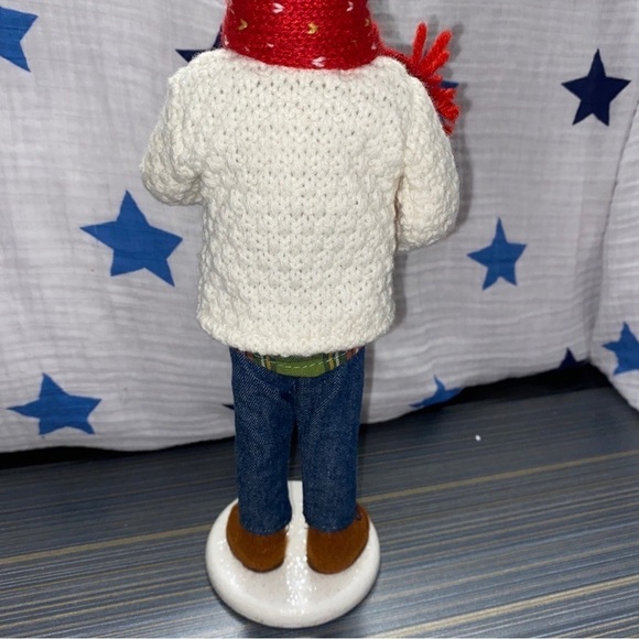 vintage boy Deer 14” figure in holiday outfit - Picture 9 of 9